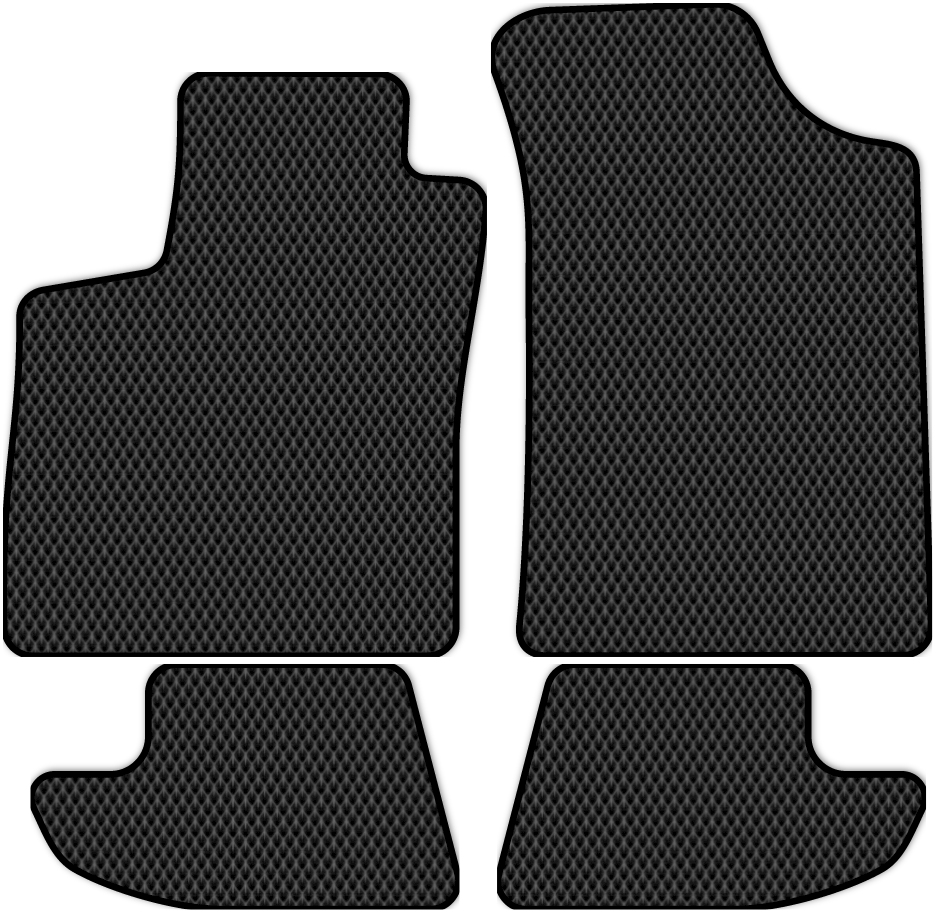 

Коврики ЭВА в салон для Bentley Continental GT 2012 - 2018, 4 шт. черный, 1402-S4N-H