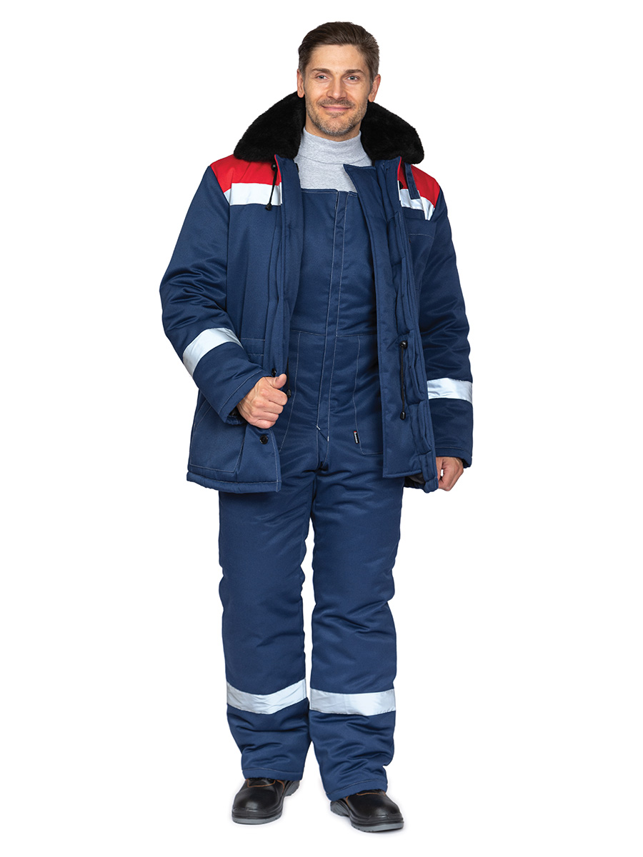 

Костюм рабочий мужской Прабо 9590 синий 112-116/182-188, Красный;синий, 9590