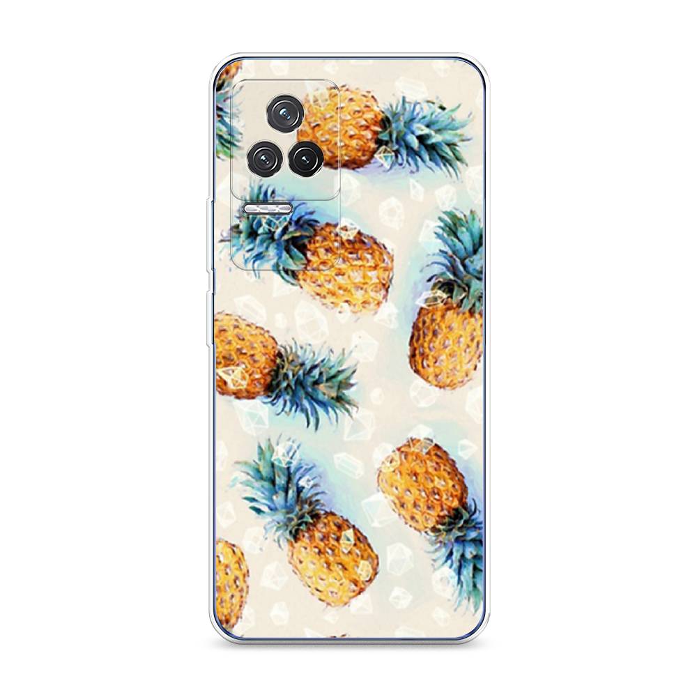 

Чехол Awog на Xiaomi Redmi K50 "Ананасы", Разноцветный, 312250-3