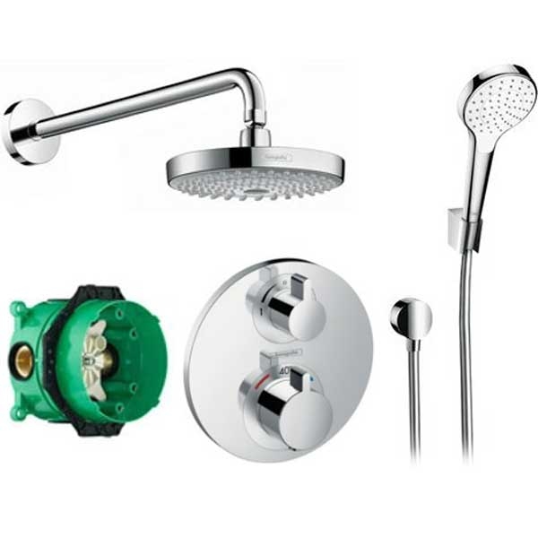 

Встраиваемый душевой комплект Hansgrohe Talis Select S Croma Select S 27295000, Серый