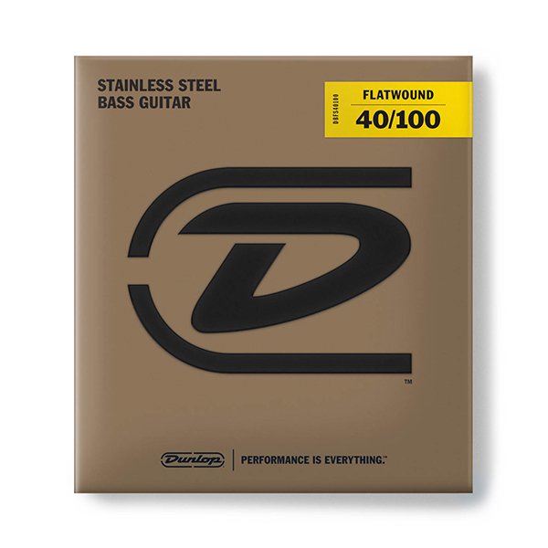 

Dunlop Dbfs40100 Flatwound Stainless Steel Long Scale Scale - Струны для бас-гитары