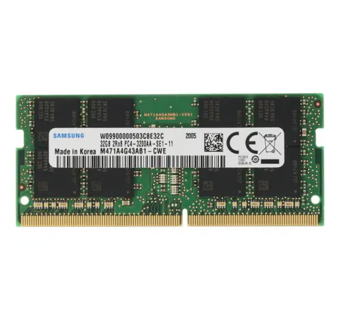 

Оперативная память Samsung, DDR4 1x32Gb, 3200MHz