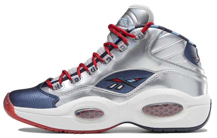 

Кроссовки унисекс Reebok Harden x Question OG Meets OG серебристые 37.5 EU, Серебристый, Harden x Question OG Meets OG