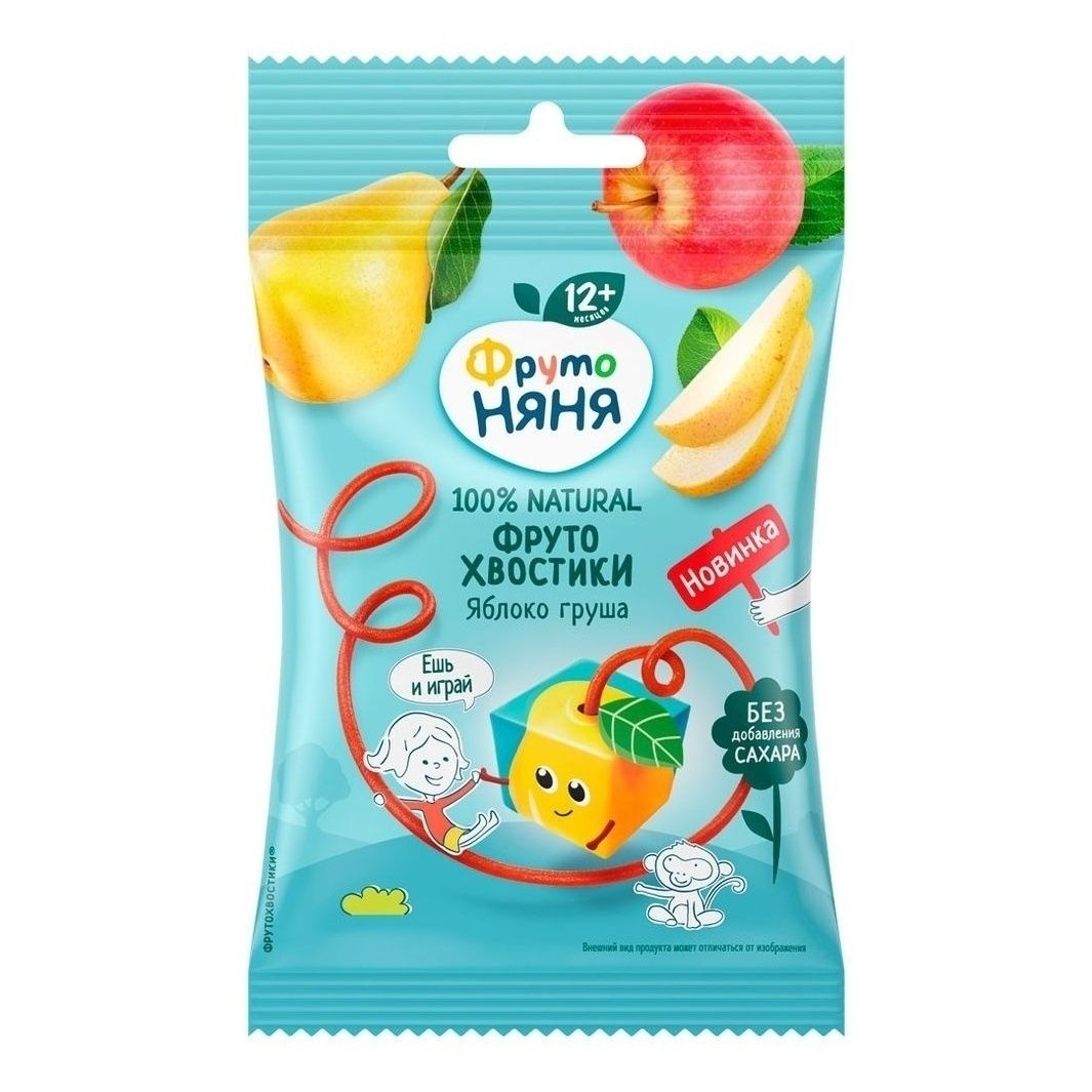 

Кусочки фруктовые ФрутоНяня яблоко-груша 15 г