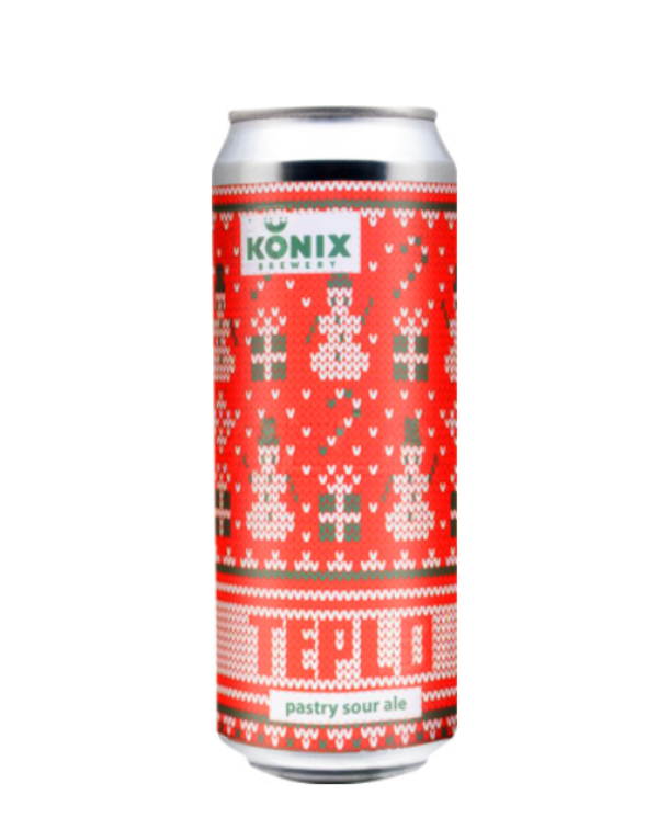 

Пиво Konix Teplo ж/б 0,45 л, Светлое, ТН-00005310