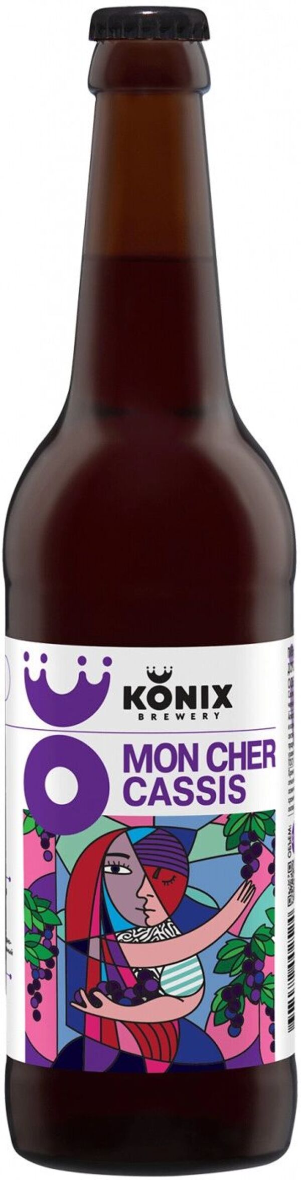 

Пиво Konix Mon Cher Cassis 0,45 л, Красное, ТН-00005265