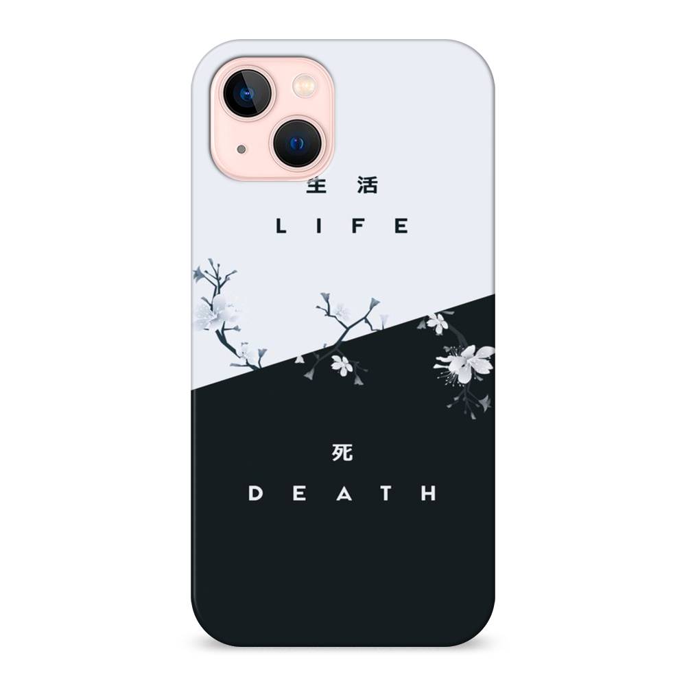 

Пластиковый чехол "Life and death" на Apple iPhone 13, 14220-5