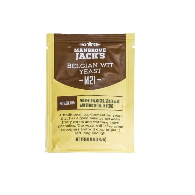 

Пивные дрожжи Mangrove Jack's Belgian Wit M21 10 г, Мангрув М21