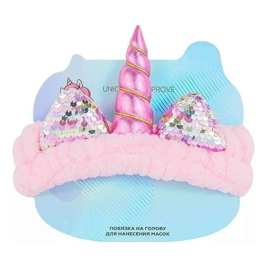 

Повязка на голову для нанесения масок Unicorns Approve, Голубой