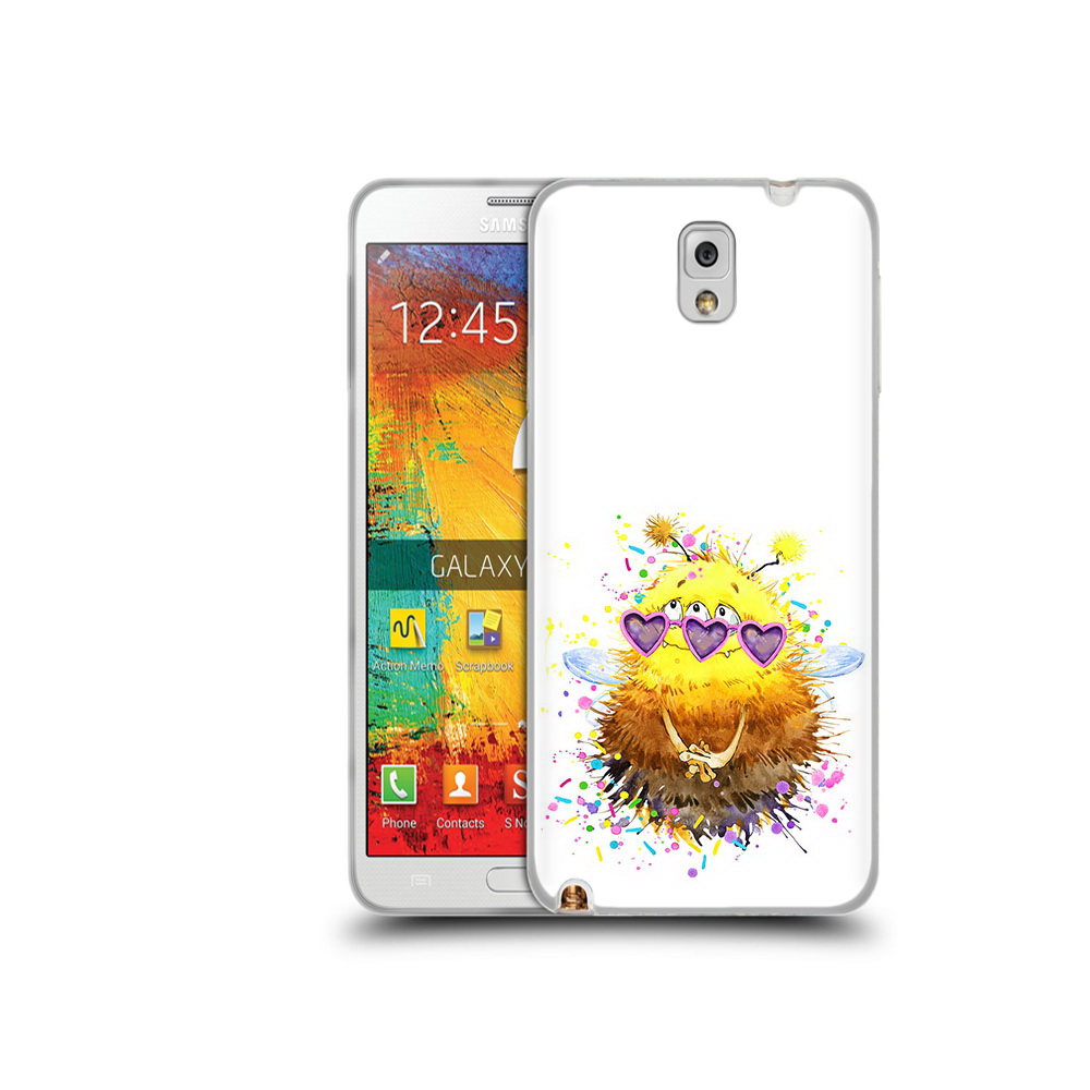 

Чехол MyPads Tocco для Samsung Galaxy Note 3 Пушитый шмель, Прозрачный, Tocco