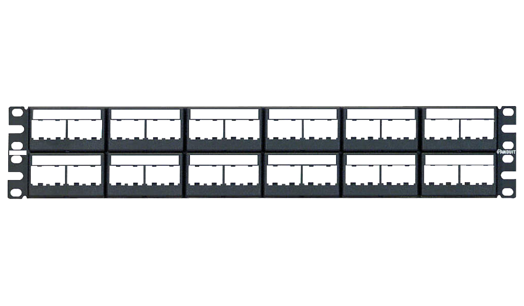

Патч-панель наборная Panduit CPPL48WBLY 19" 2U 48x