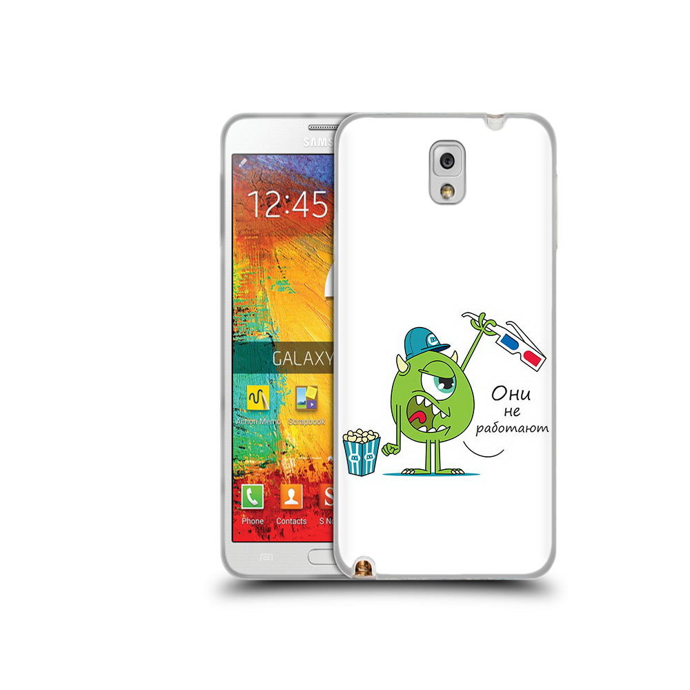 

Чехол MyPads Tocco для Samsung Galaxy Note 3 Очки не работают, Прозрачный, Tocco