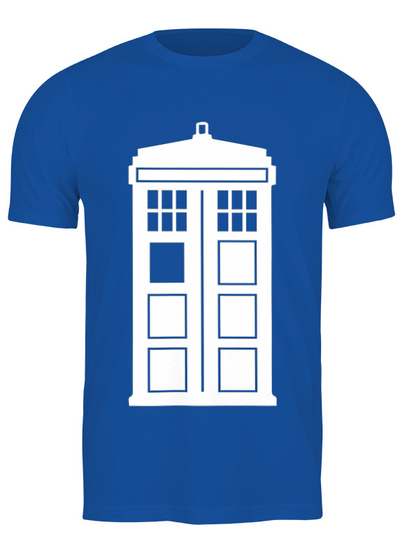 

Футболка унисекс Printio Tardis (тардис) синяя 2XL, Синий, Tardis (тардис)