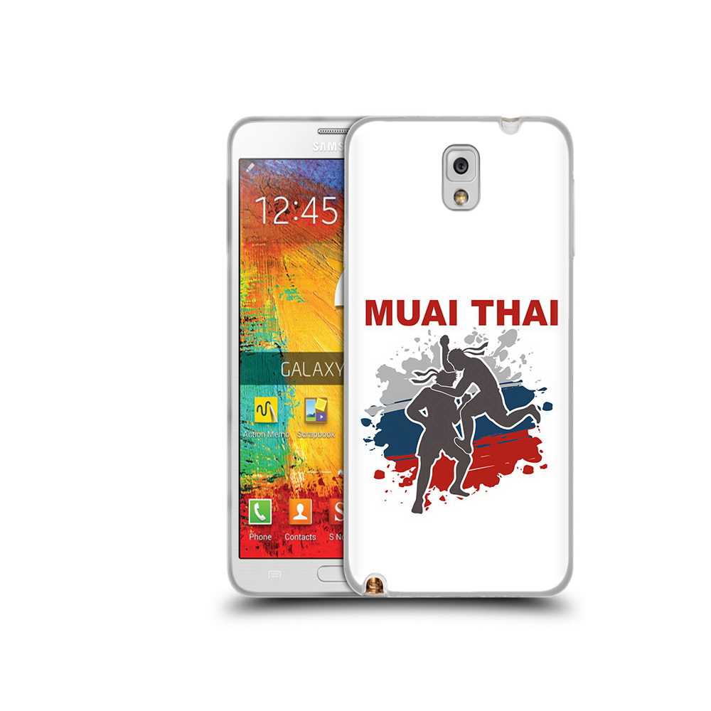 

Чехол MyPads Tocco для Samsung Galaxy Note 3 Муайтай, Прозрачный, Tocco