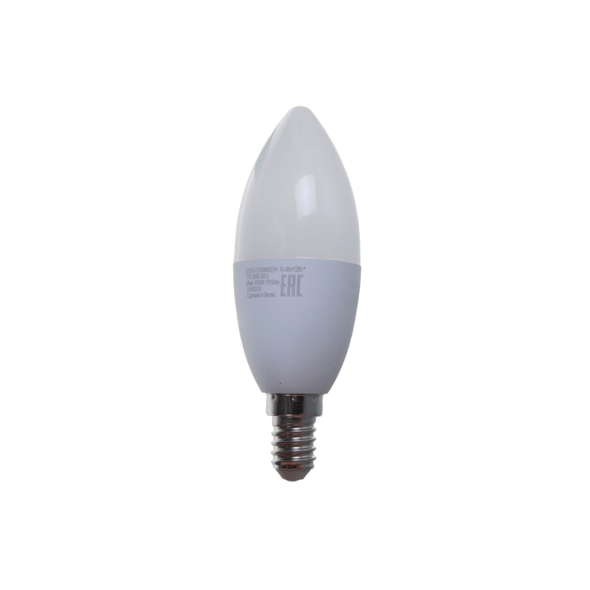 фото Комплект светодиодных лампочек camelion led12-c35/865/e14/10шт