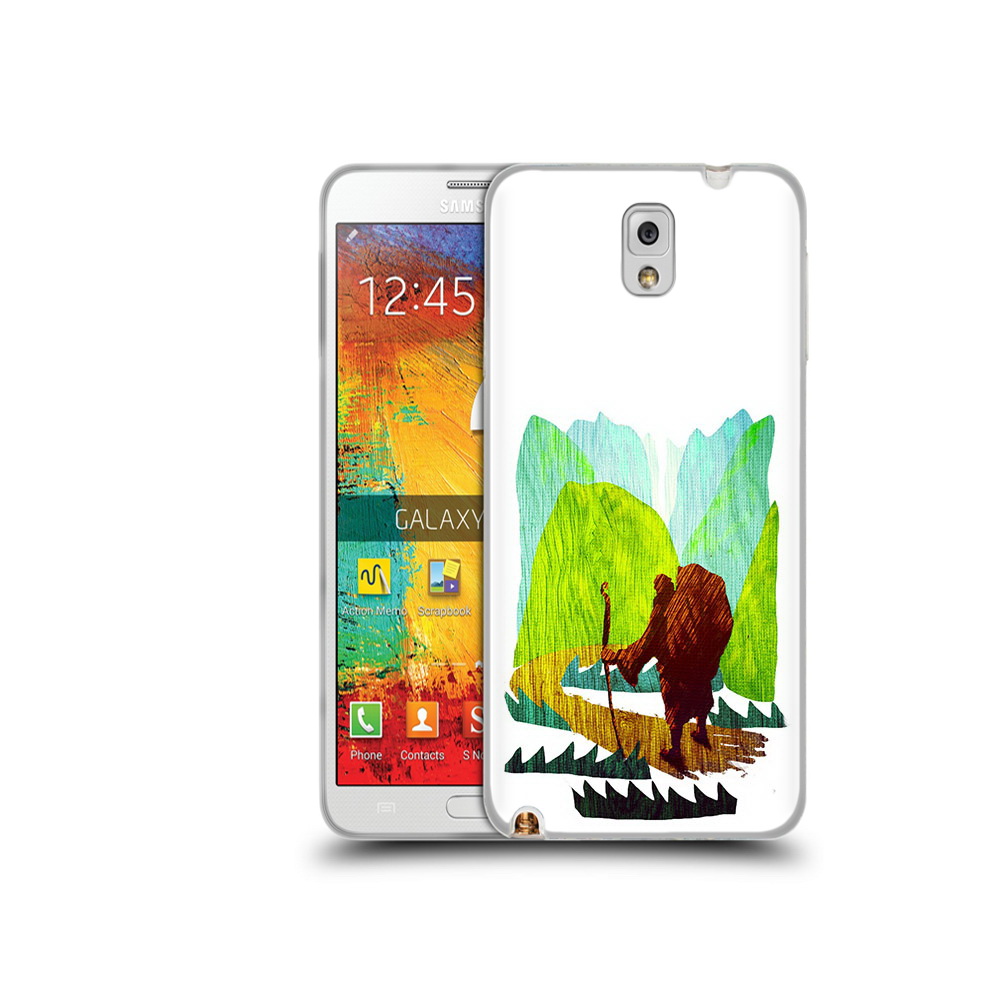 

Чехол MyPads Tocco для Samsung Galaxy Note 3 Лесная тропа, Прозрачный, Tocco