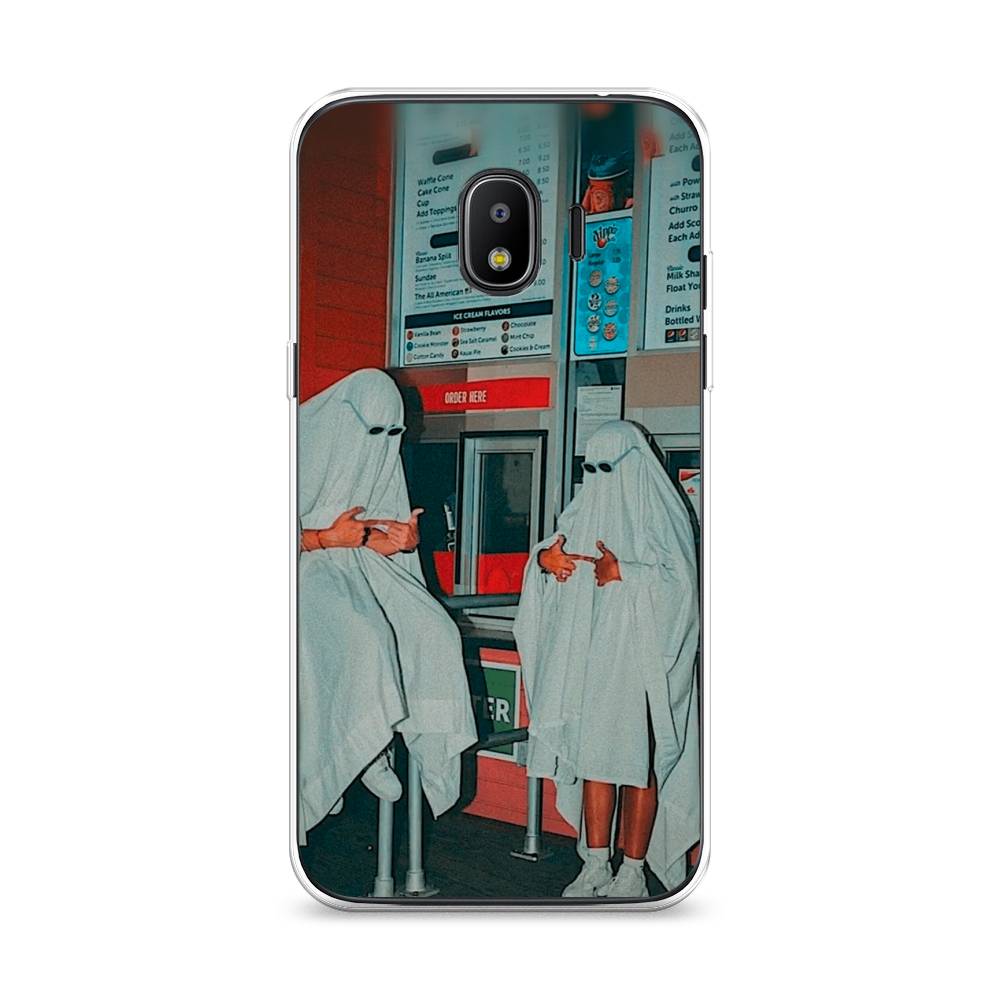 

Чехол Awog на Samsung Galaxy J2 2018 "Chillin Killin", Красный, 25650-9