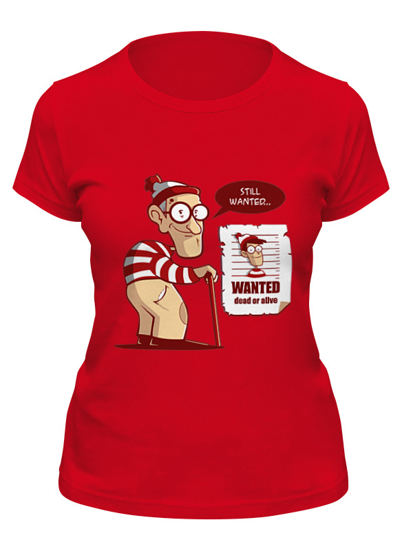 

Футболка мужская Printio Still wanted красная 2XL, Красный, Still wanted