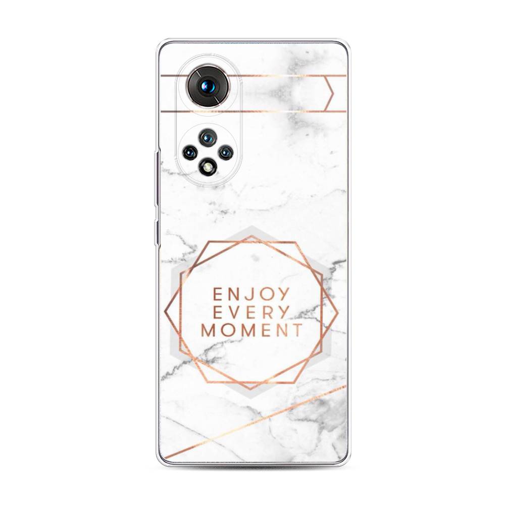 

Чехол Awog "Enjoy every moment мрамор" для Honor 50 Pro, 6105550-7