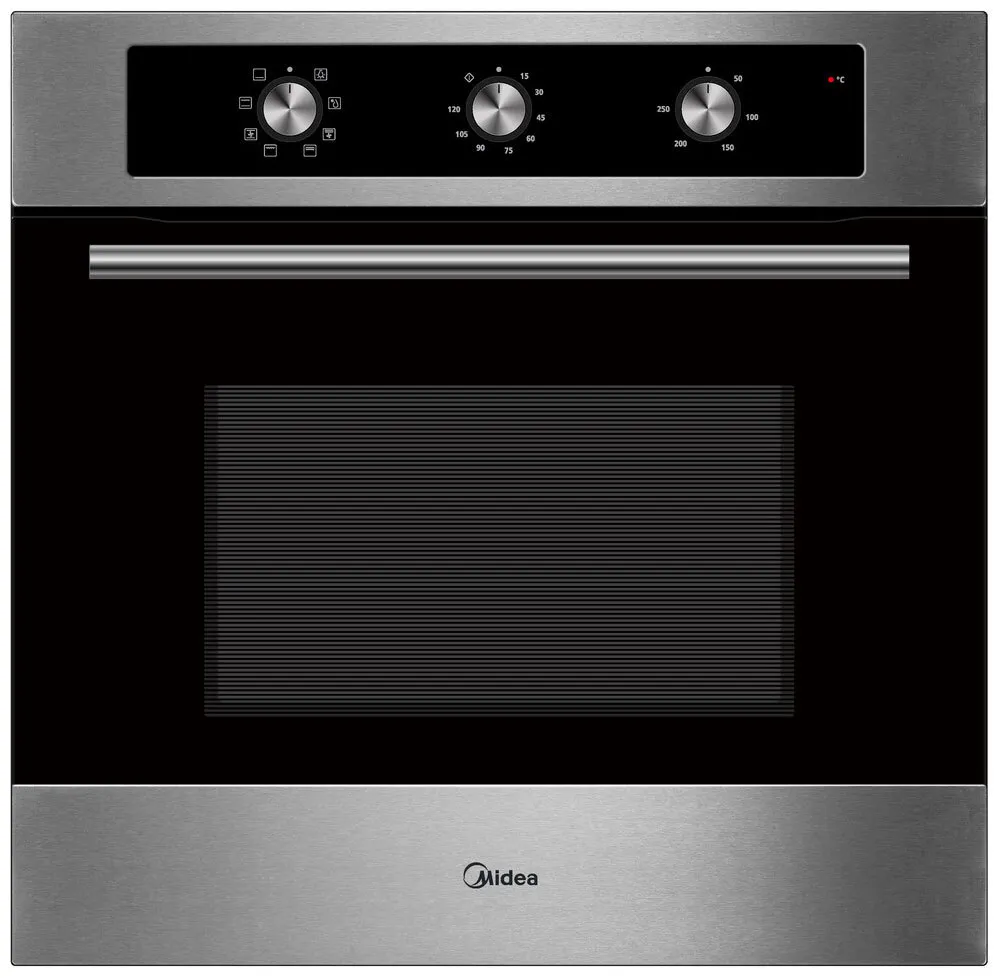 

Встраиваемый электрический духовой шкаф Midea MO37001X серебристый, MO37001X