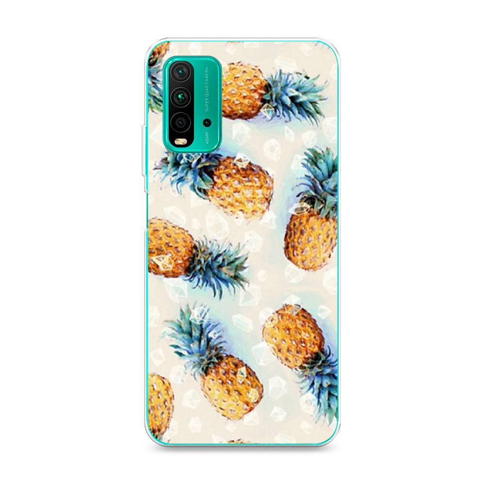 

Чехол Awog на Xiaomi Redmi 9T "Ананасы", Разноцветный, 39850-3