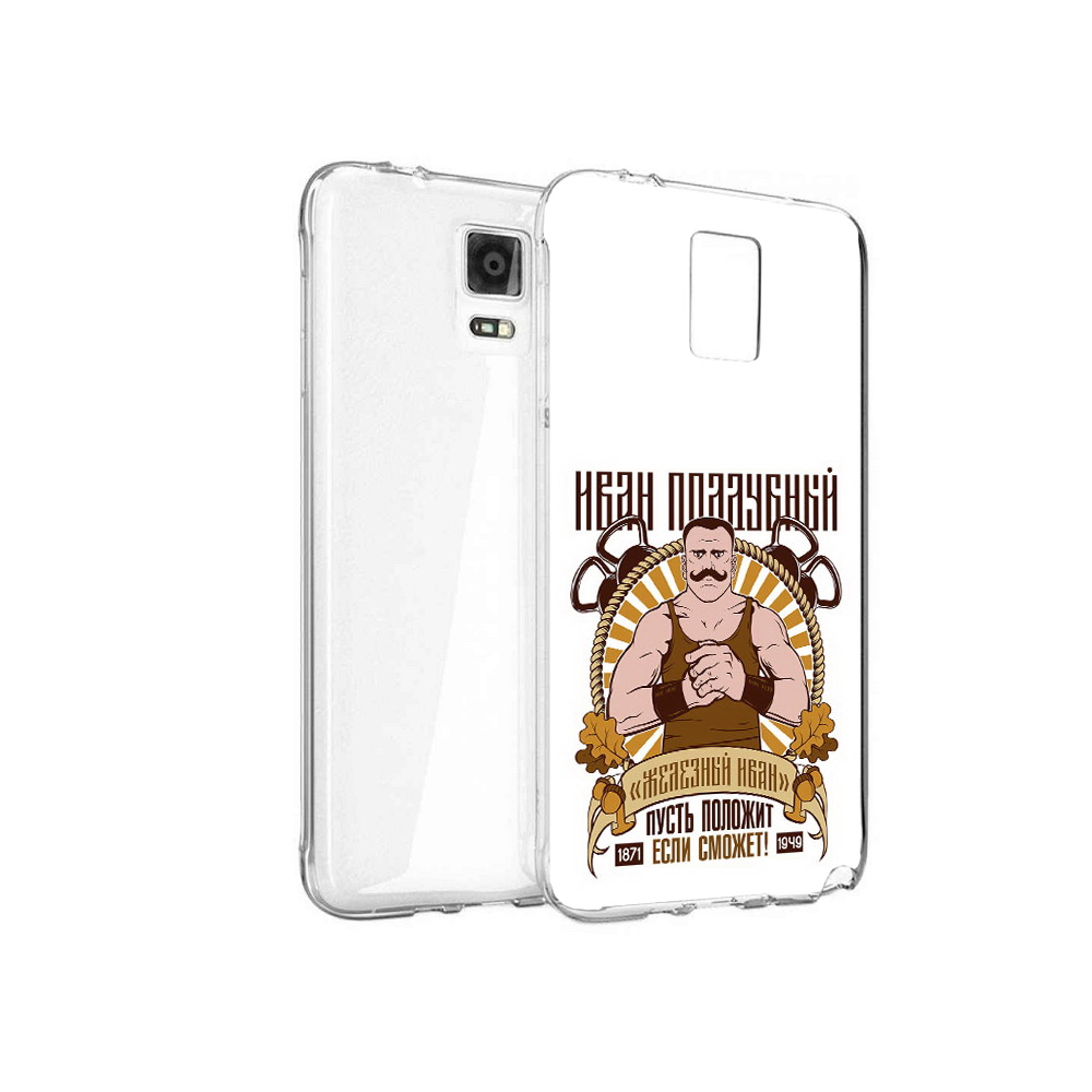 

Чехол MyPads Tocco для Samsung Galaxy Note 4 Железный Иван, Прозрачный, Tocco