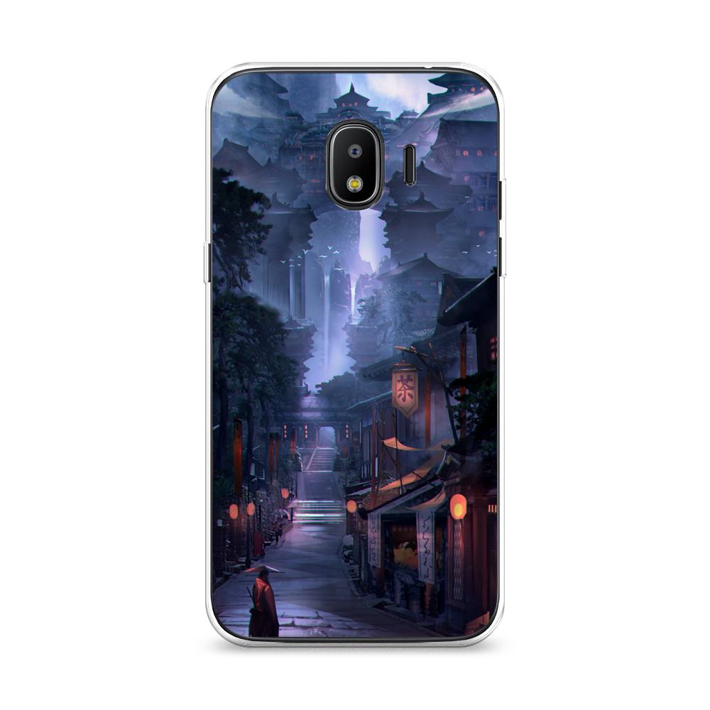

Чехол Awog на Samsung Galaxy J2 2018 "Одинокий самурай", Синий;черный;коричневый, 25650-10
