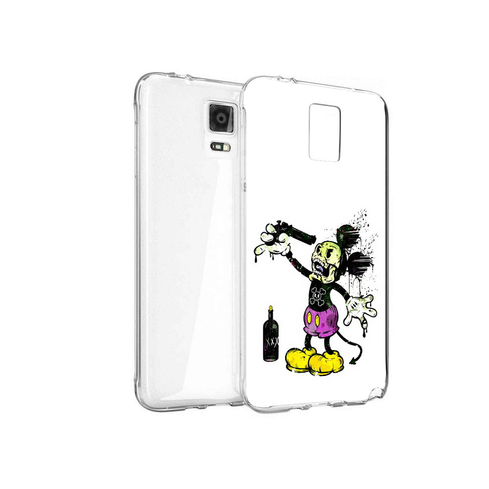 

Чехол MyPads Tocco для Samsung Galaxy Note 4 Драг Микки, Прозрачный, Tocco