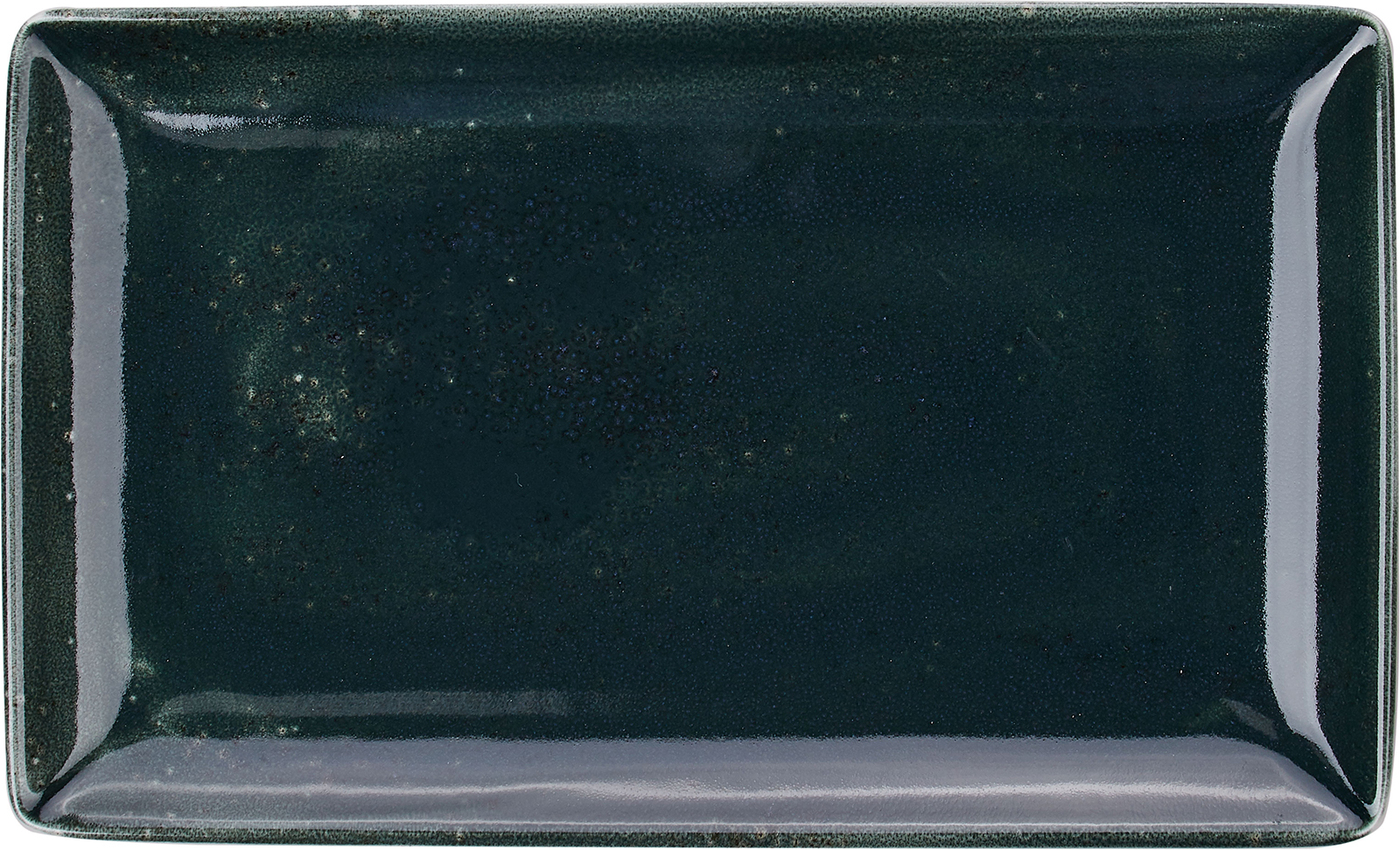 фото Сервировочное блюдо steelite визувиус прямоугольное 270х165х24мм фарфор зеленый