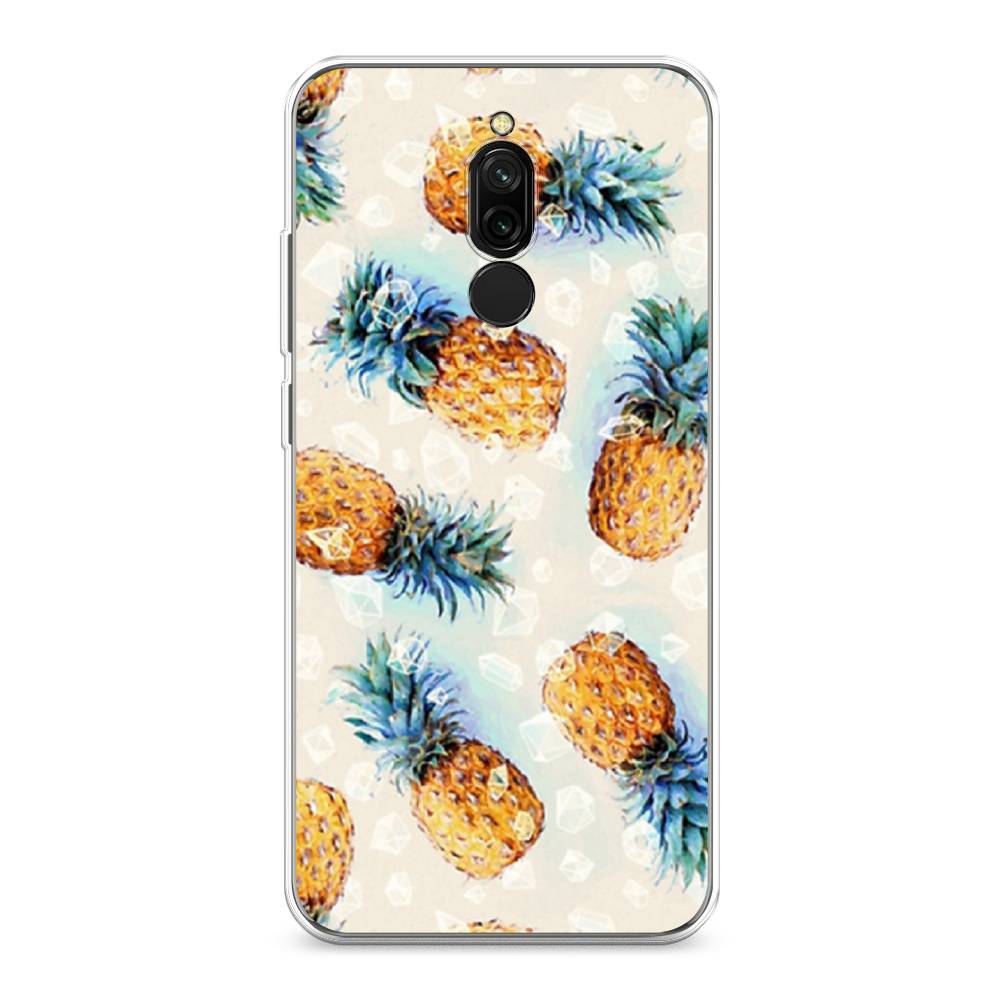 

Чехол Awog на Xiaomi Redmi 8 "Ананасы", Разноцветный, 37150-3