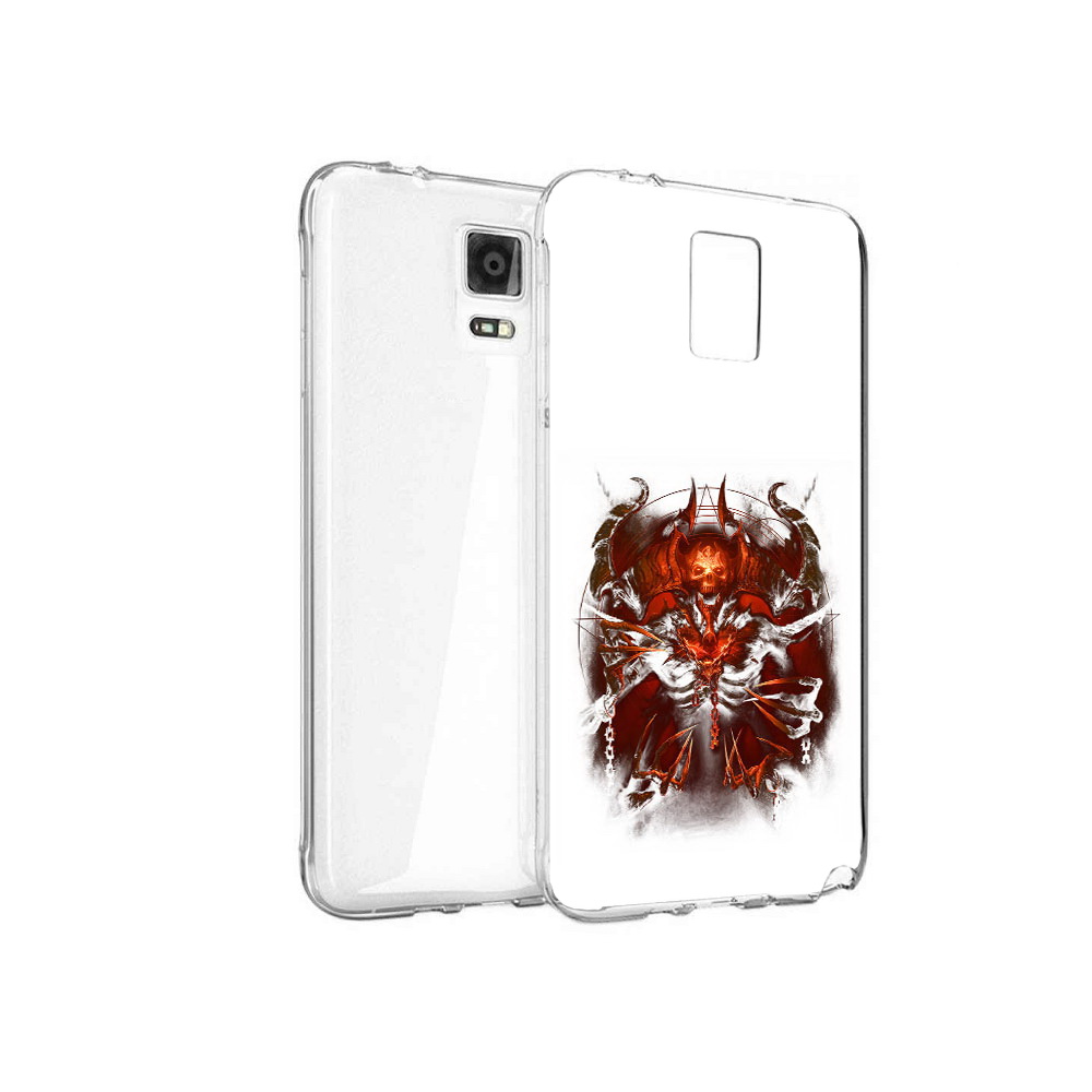 

Чехол MyPads Tocco для Samsung Galaxy Note 4 яркий демон, Прозрачный, Tocco