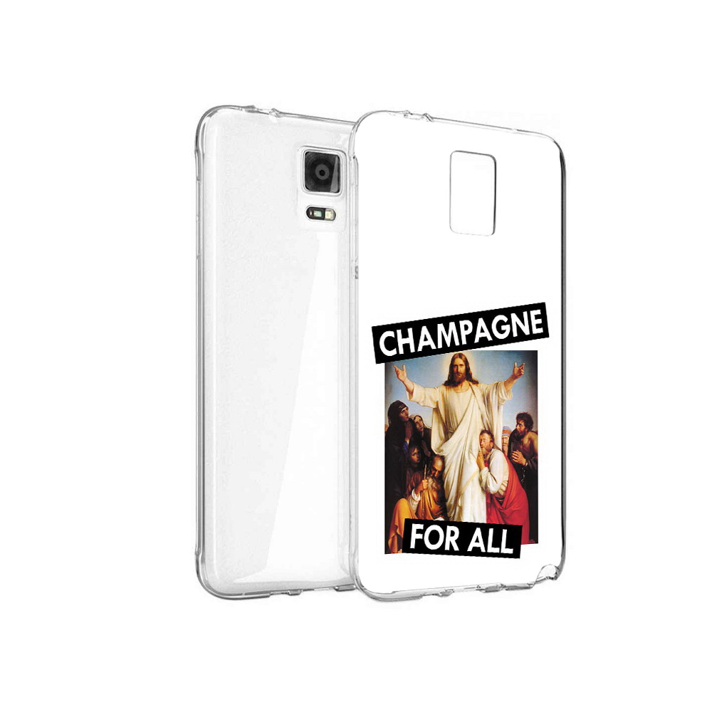 

Чехол MyPads Tocco для Samsung Galaxy Note 4 шампанское, Прозрачный, Tocco