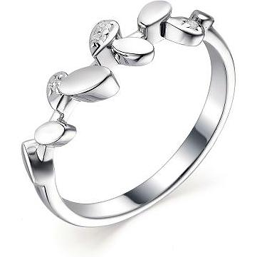 

Кольцо из серебра с фианитом р. 15,5 АЛЬКОР 01-1792_00КЦ-00, 01-1792_00КЦ-00