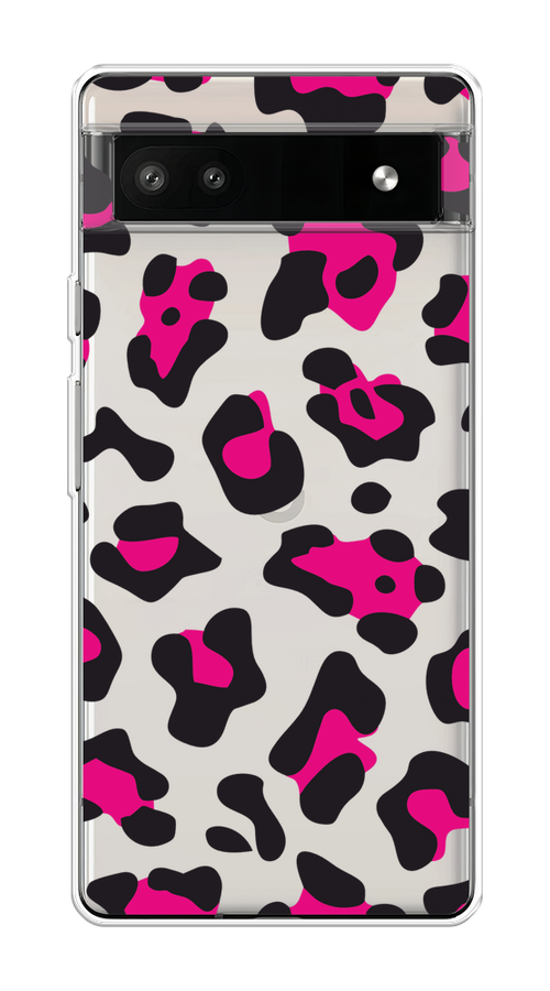 

Чехол на Google Pixel 6A "Pink cow spots", Черный;розовый, 271150-1