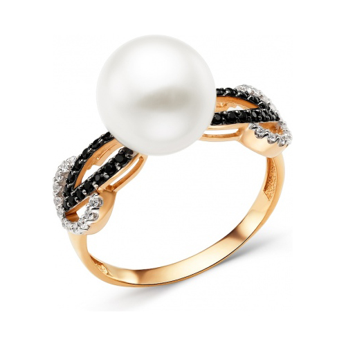 

Кольцо из красного золота с жемчугом/фианитом р. 18 Гранат 3.10.13.0278.00-2588, 3.10.13.0278.00-2588