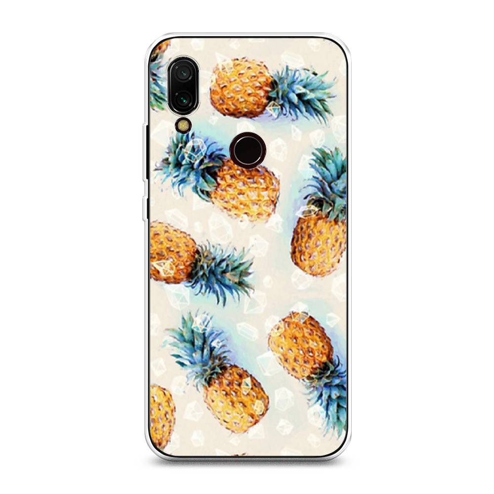

Чехол Awog на Xiaomi Redmi 7 "Ананасы", Разноцветный, 35050-3