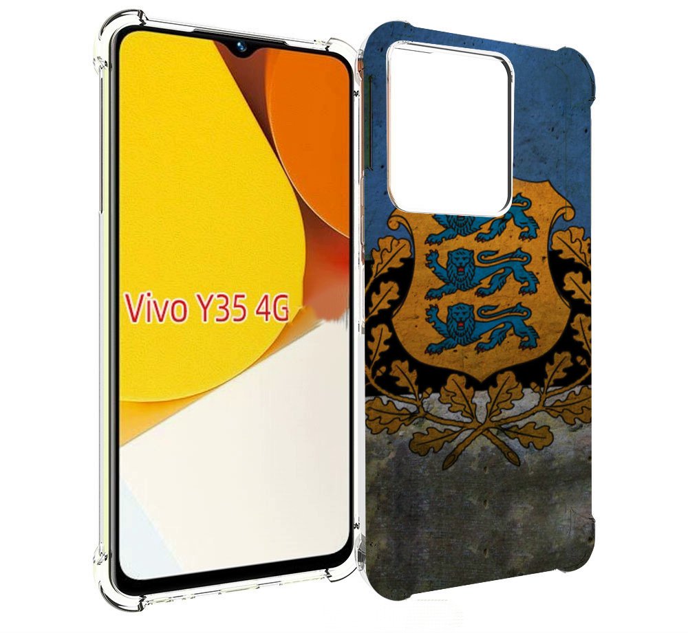 

Чехол MyPads герб флаг эстонии для Vivo Y35 4G 2022 / Vivo Y22, Прозрачный, Tocco