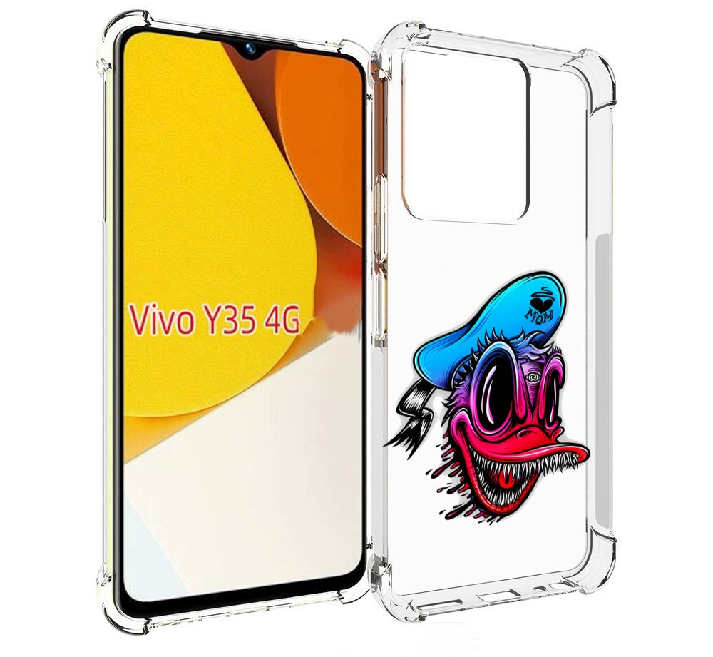 

Чехол MyPads Дональд для Vivo Y35 4G 2022 / Vivo Y22, Прозрачный, Tocco