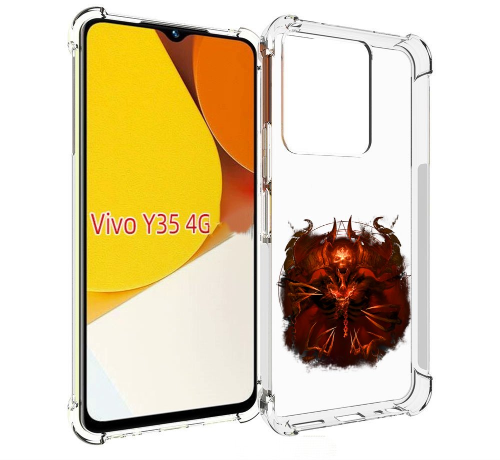 

Чехол MyPads яркий демон для Vivo Y35 4G 2022 / Vivo Y22, Прозрачный, Tocco