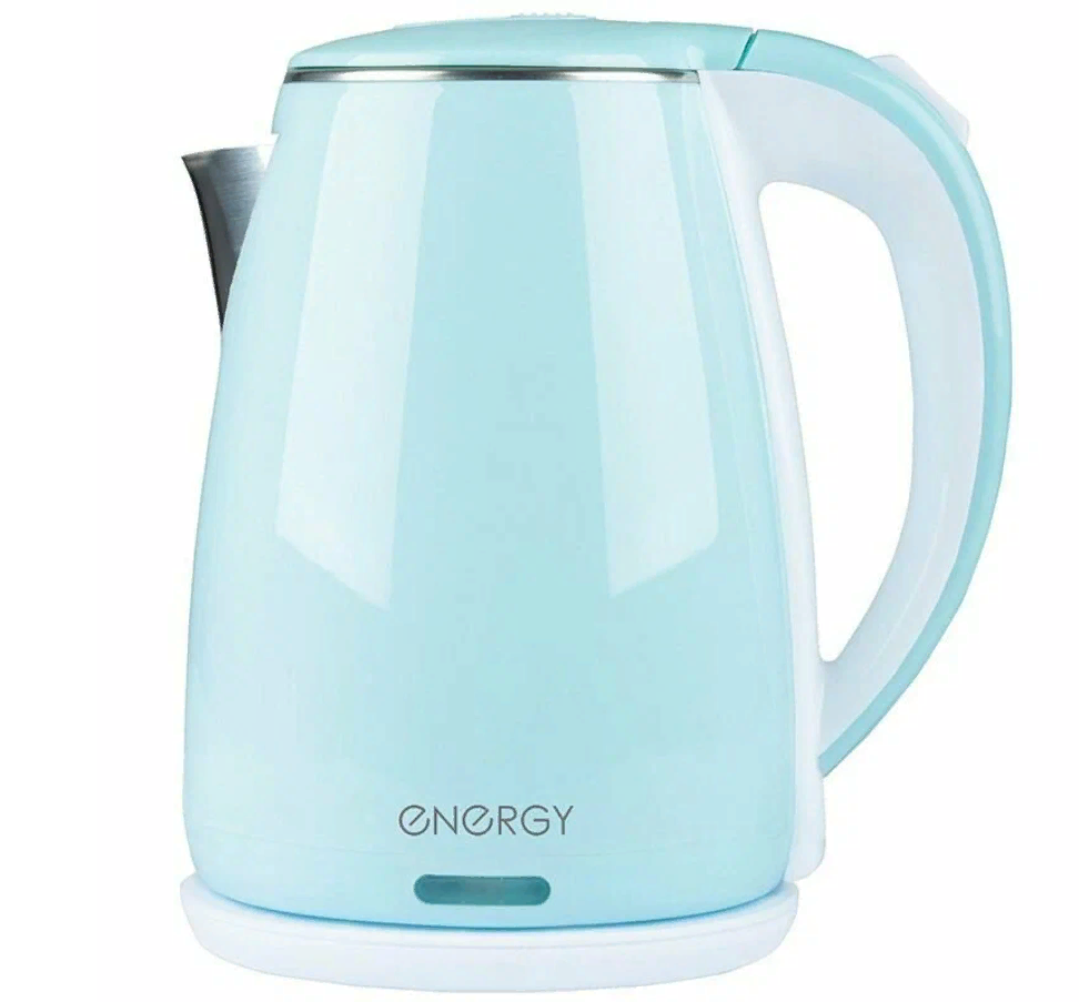 Чайник электрический Energy E-261 1,8л голубой чайник energy e 265 164127 фиолетовый
