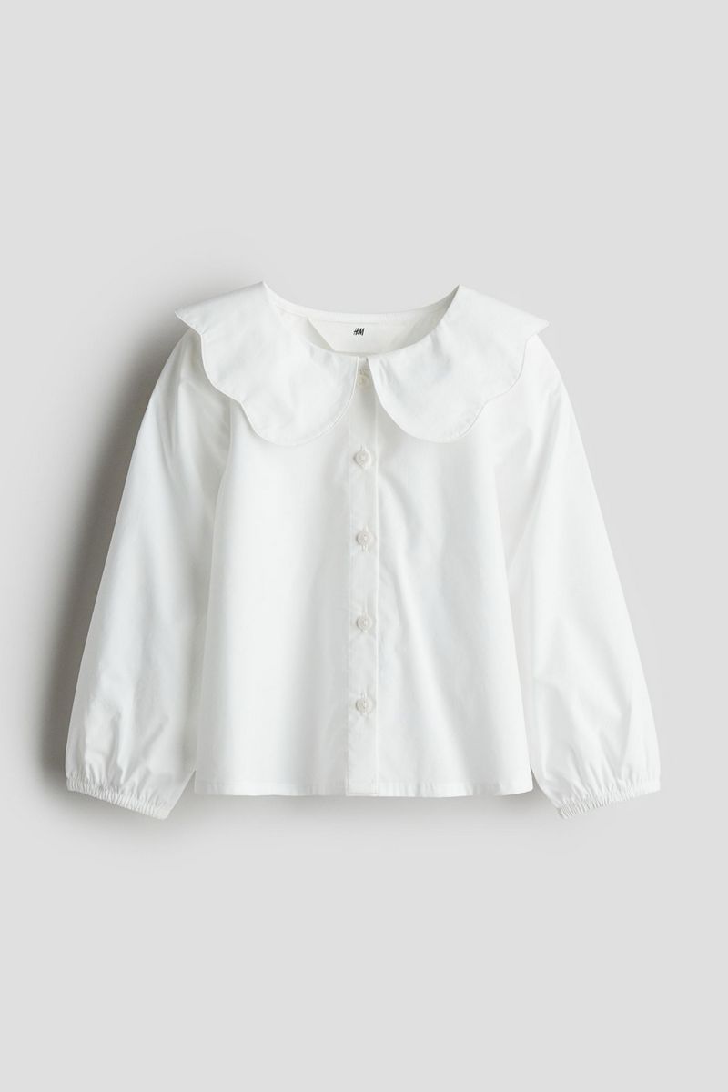 

Блузка детская H&M 1176705, белый, 92, 1176705