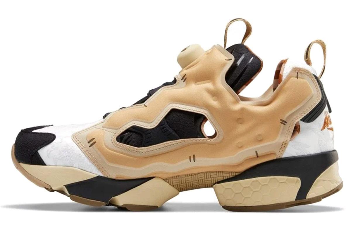 

Кроссовки унисекс Reebok Kung Fu Panda x Instapump Fury бежевые 38.5 EU, Бежевый, Kung Fu Panda x Instapump Fury