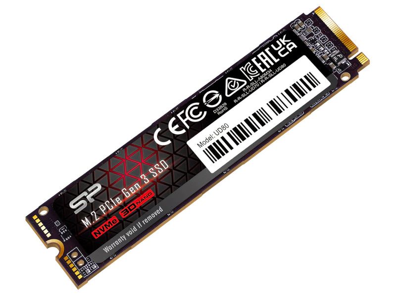 

SSD накопитель Silicon Power UD80 M.2 2280 250 ГБ (SP250GBP34UD8005), UD80