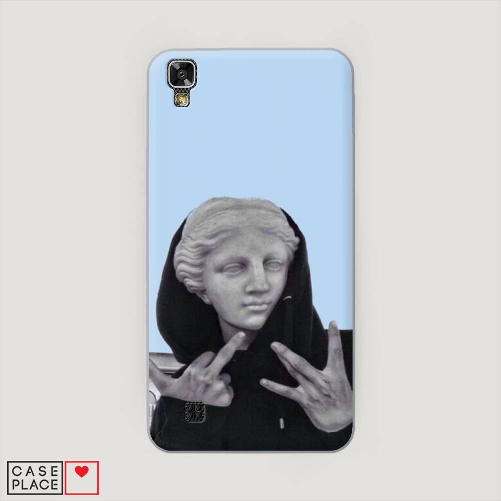 

Чехол Awog на LG X Power (K220DS) "SWAG статуя", Голубой, 82350-9