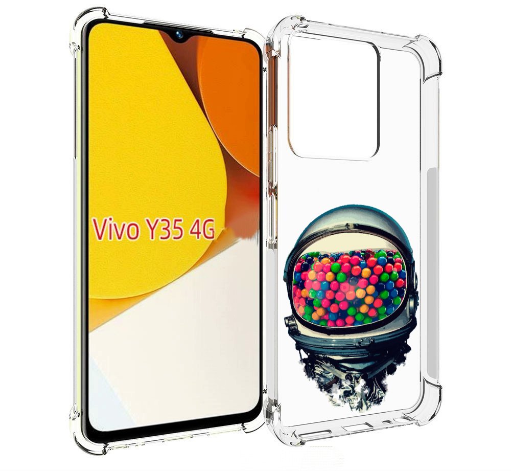 

Чехол MyPads шлем космонавта для Vivo Y35 4G 2022 / Vivo Y22, Прозрачный, Tocco