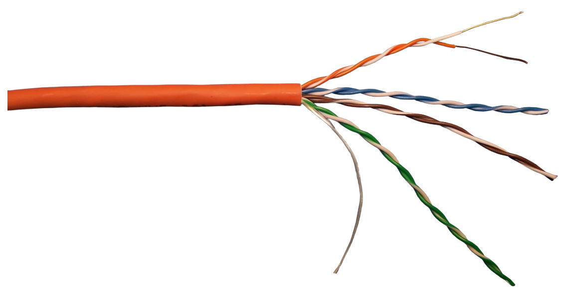 

Кабель LANMASTER UTP, 4 пары, кат. 5Е, 350Mhz, LSZH, оранжевый, 305 м