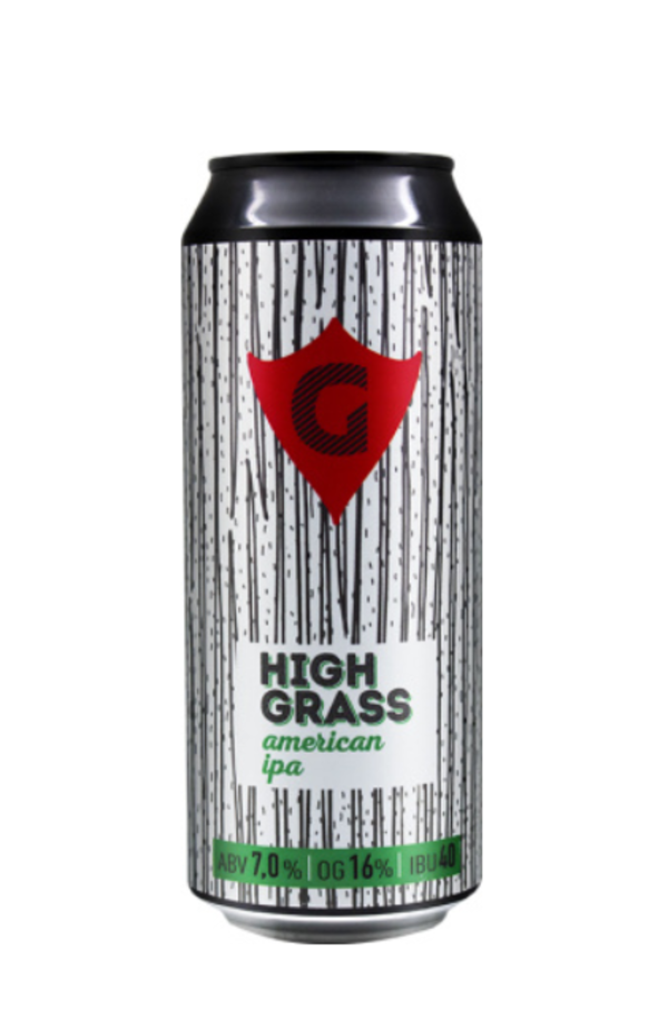 

Пиво Gusi High Grass ж/б 0,5 л, Светлое, ТН-00005103