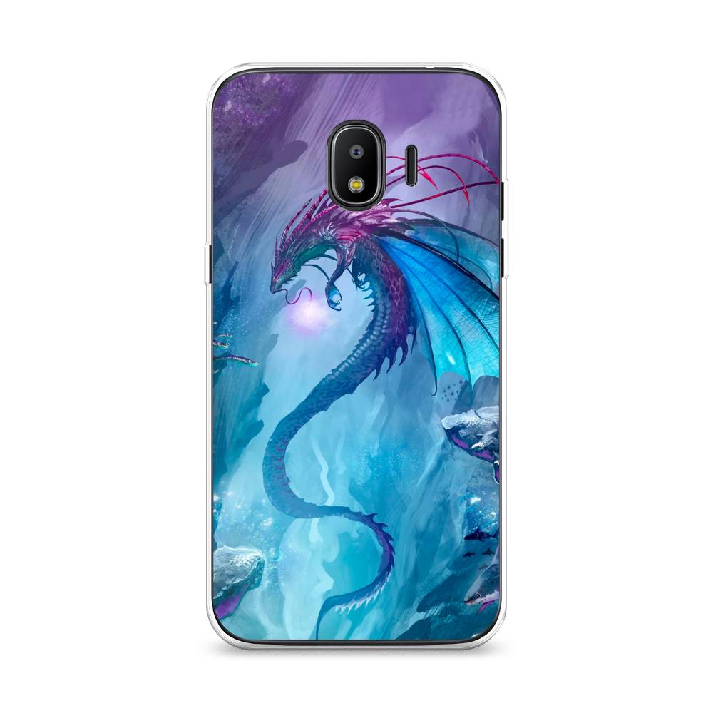 

Чехол Awog на Samsung Galaxy J2 2018 "Водный дракон", Голубой;фиолетовый;синий, 25650-2