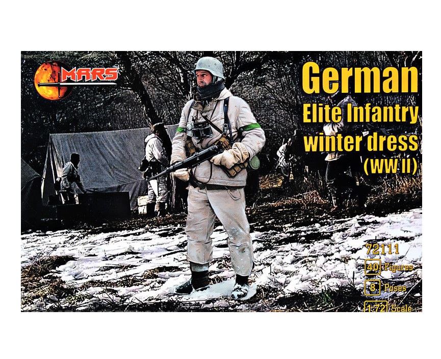 

72111MR Набор фигур German Elite Infantry Winter Dress 1/72