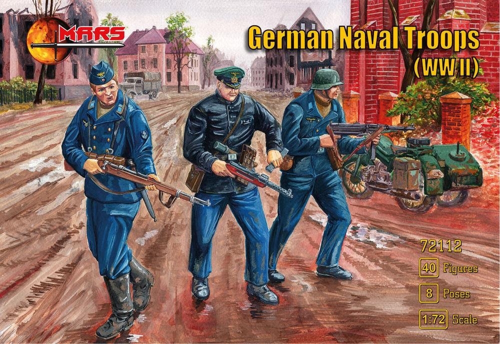 

72112MR Набор фигур German Naval Troops 1/72